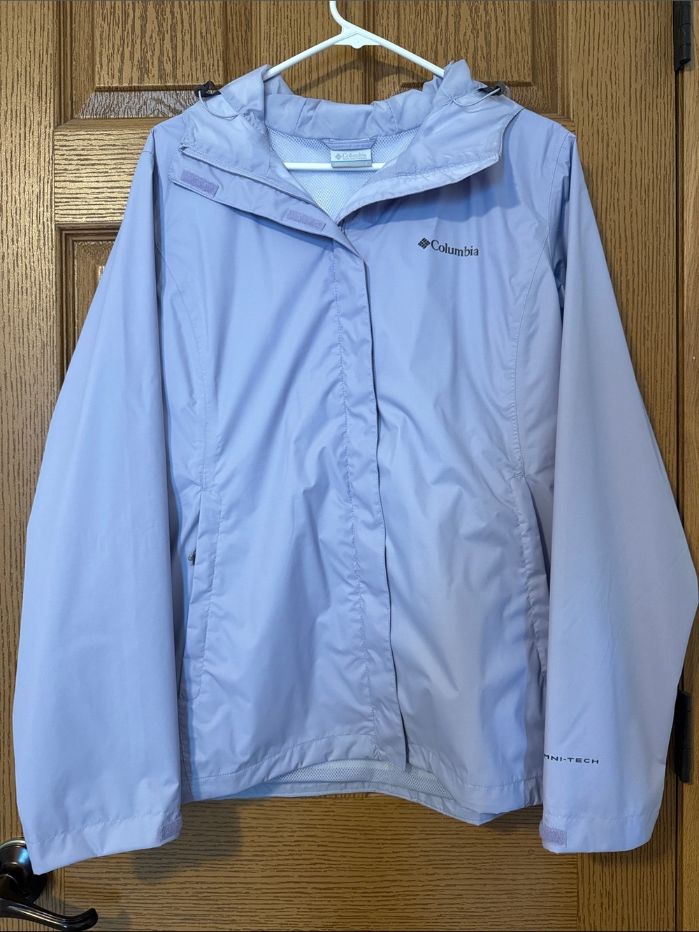Columbia Women's Pale Lavender Omni-Tech Hooded Shell Jacket NWOT
